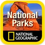 National Geographic national parks iphone ipod app for camping, hiking, and outdoor recreation.