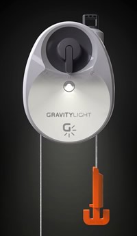 DeciWatt Gravity Light - LED lamp powered by gravity!